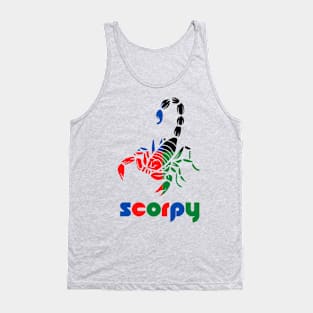 Scorpio - Scorpy Colored Logo T-shirt for Birthday Gift Tank Top